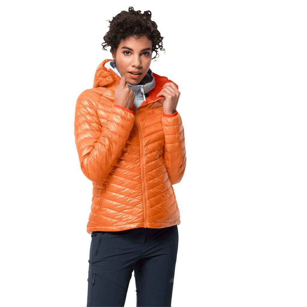 Jack Wolfskin ATMOSPHERE Vestes Femme Orange - BAEKXZP-09